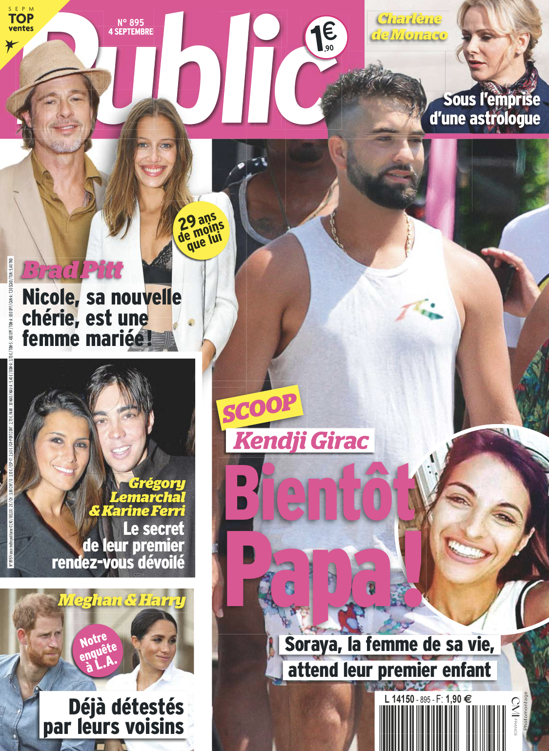 Kendji Girac en Une du numéro @Public Kendji Girac en Une du numéro @Public