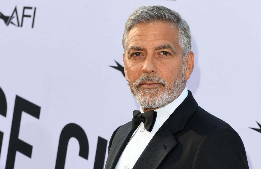George Clooney et sa barbe@ AFP/Valérie Macon George Clooney et sa barbe@ AFP/Valérie Macon