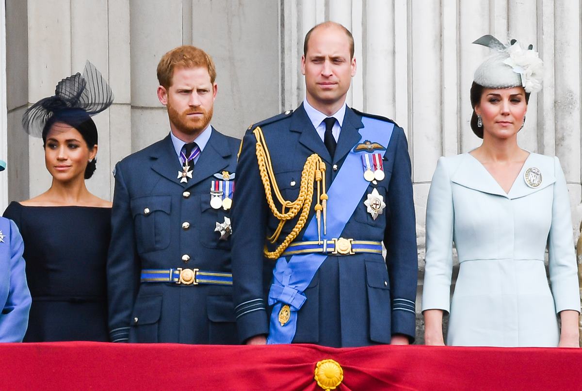  Prince William, Kate Middleton, le prince Harry et Meghan Markle @DR