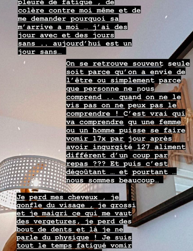 Aurélie Dotremont très amaigrie @Instagram Aurélie Dotremont très amaigrie @Instagram
