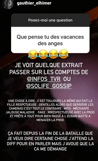 Gauthier El Himer et sa compagne Anastasia @Instagram Gauthier El Himer et sa compagne Anastasia @Instagram
