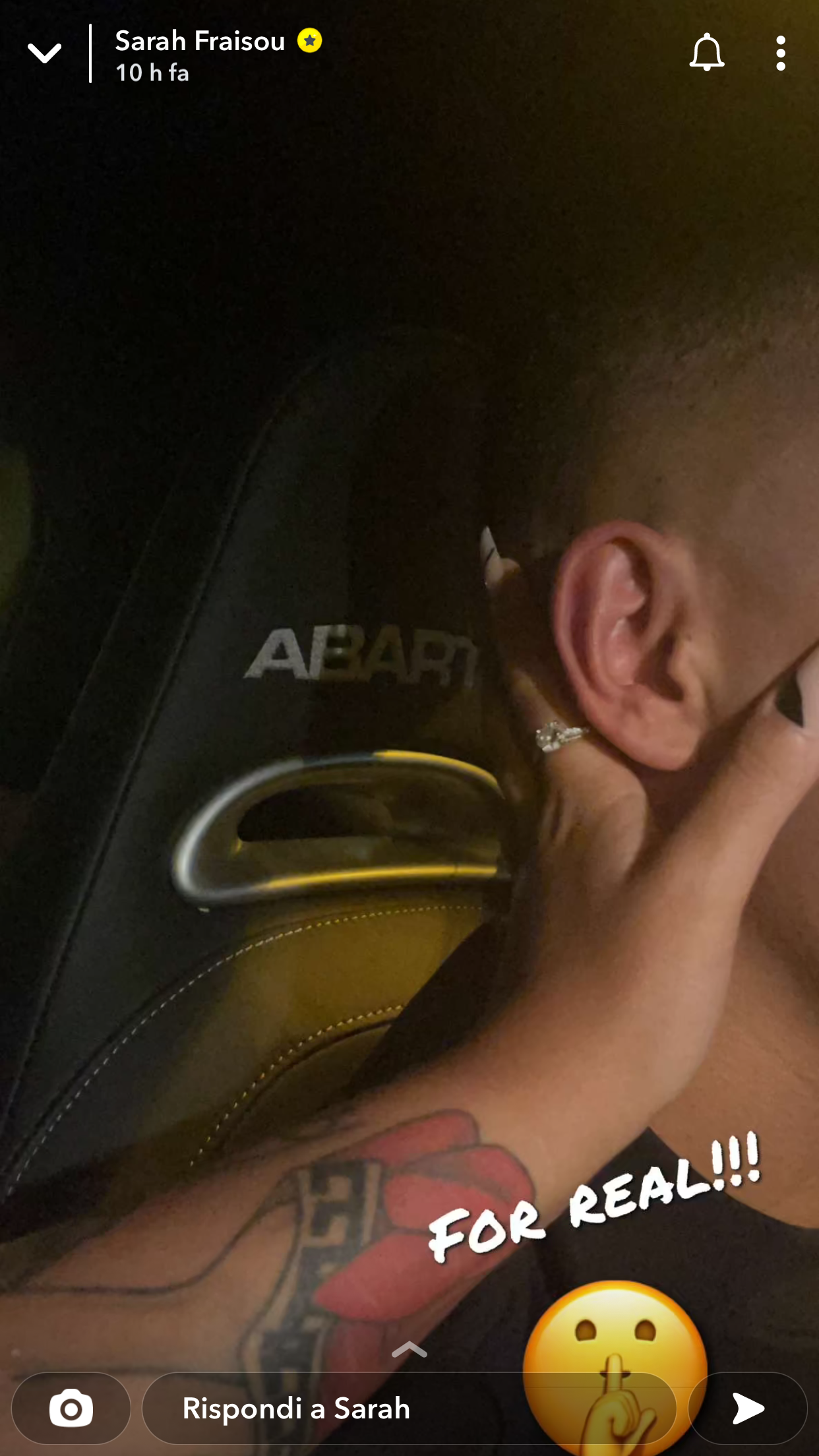 Ahmed Harroun et Sarah Fraisou @Instagram Ahmed Harroun et Sarah Fraisou @Instagram