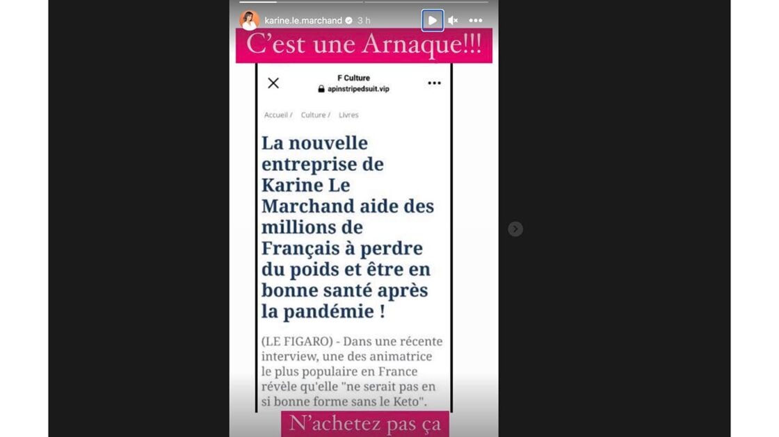 Karine Le Marchand @ Instagram Karine Le Marchand @ Instagram