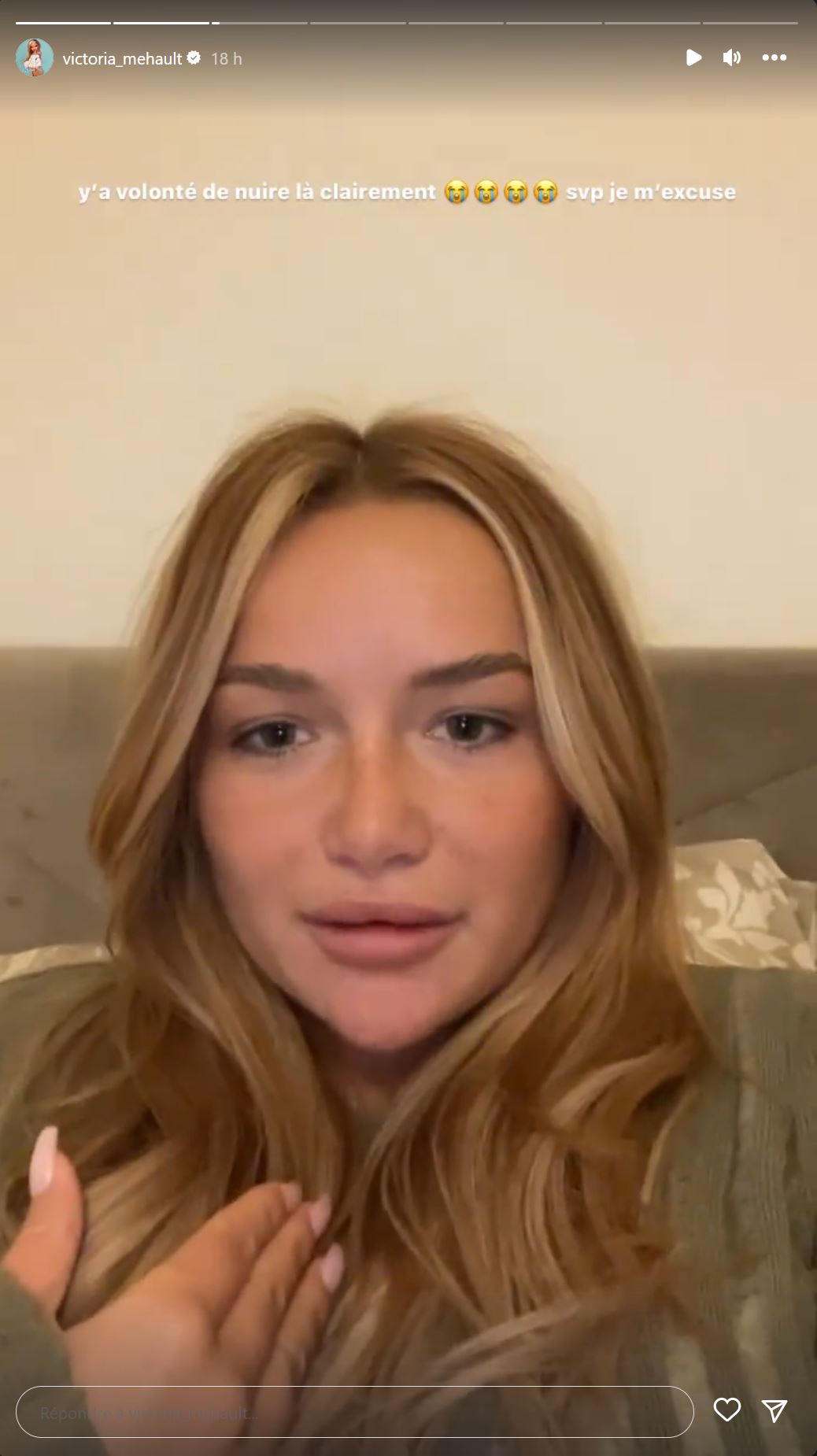 Victoria Mehault se dévoile au naturel et sans maquillage @Instagram Victoria Mehault se dévoile au naturel et sans maquillage @Instagram