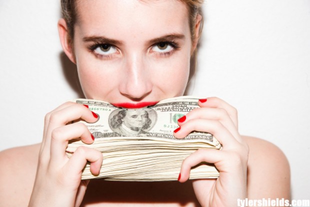 Emma Roberts : Photo sexy signées Tyler Shields.