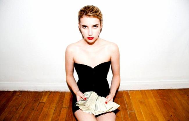 Emma Roberts : Photo sexy signées Tyler Shields.