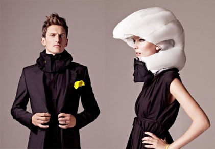 Le casque de vélo invisible