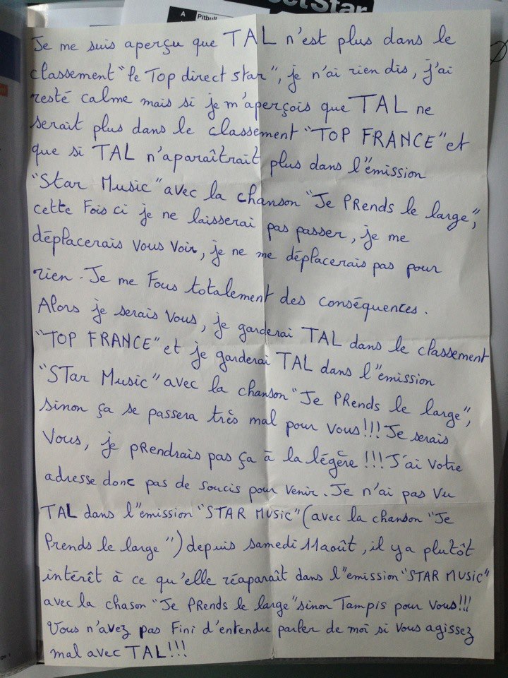 TAL : Un Ado Furieux menace Direct Star !
