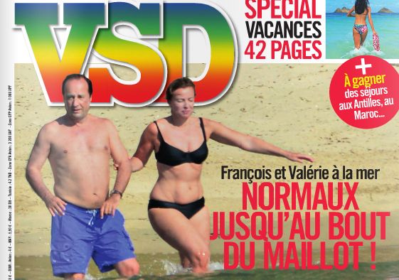 François Hollande et Valérie Trierweiler, normaux jusqu'au bout du maillot