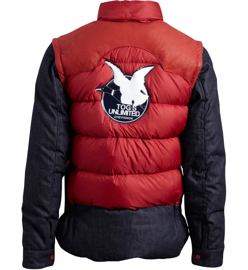 doudoune rouge marty mcfly