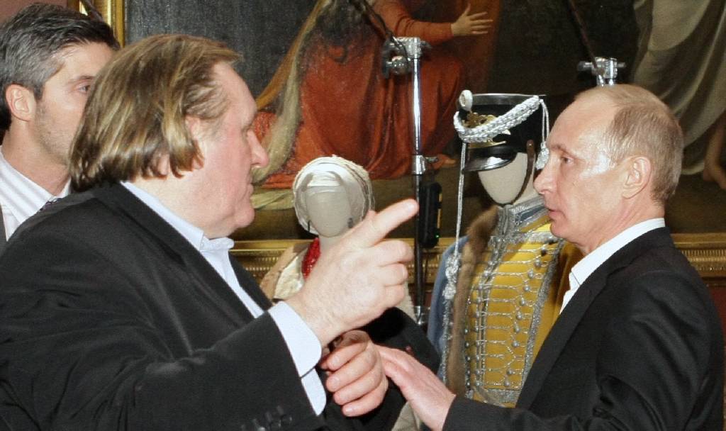  Gérard Depardieu et Vladimir Poutine @DR