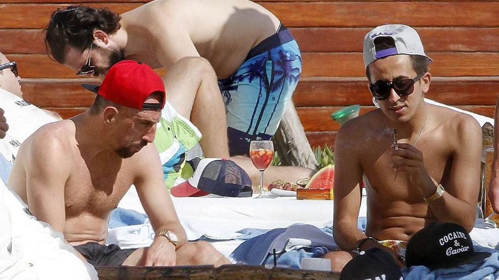 Franck Ribéry pris en flag à Ibiza !