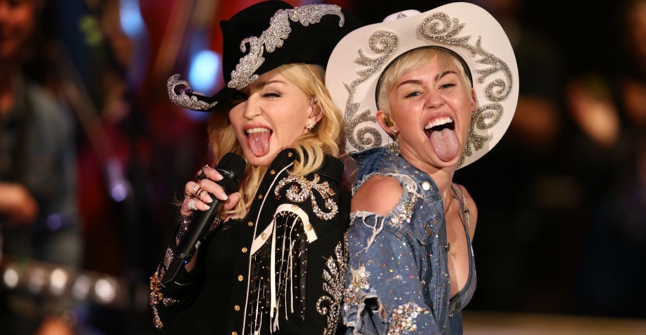Le duo improbable entre Madonna et Miley Cyrus !