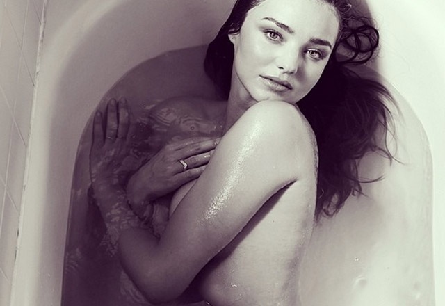 Miranda Kerr pose topless juste après la rixe entre Justin Bieber et son ex