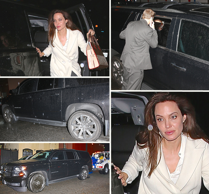 Angelina Jolie victime d'un grave accident de la route