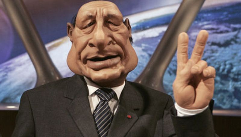 #LesGuignols : De la drogue dans la marionnette de Chirac !