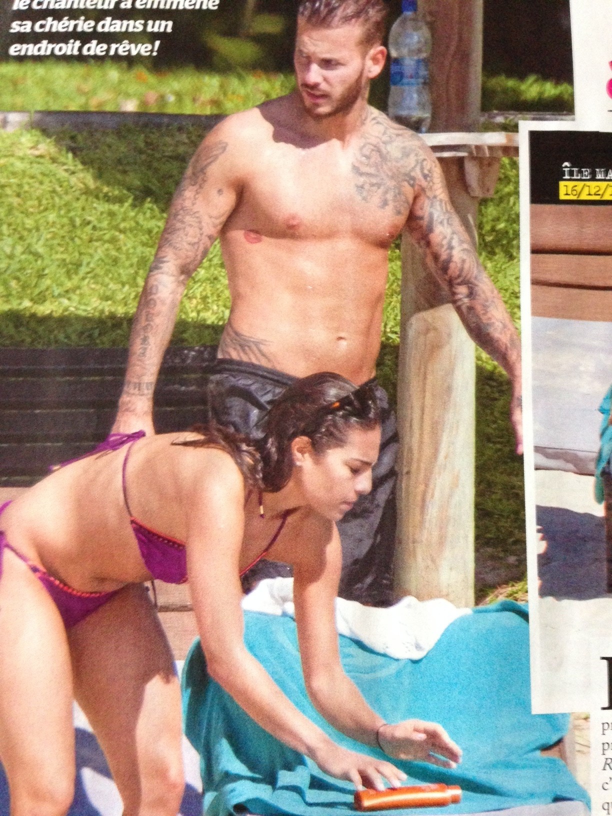 M.Pokora, ses premières vacances avec sa chérie Scarlett