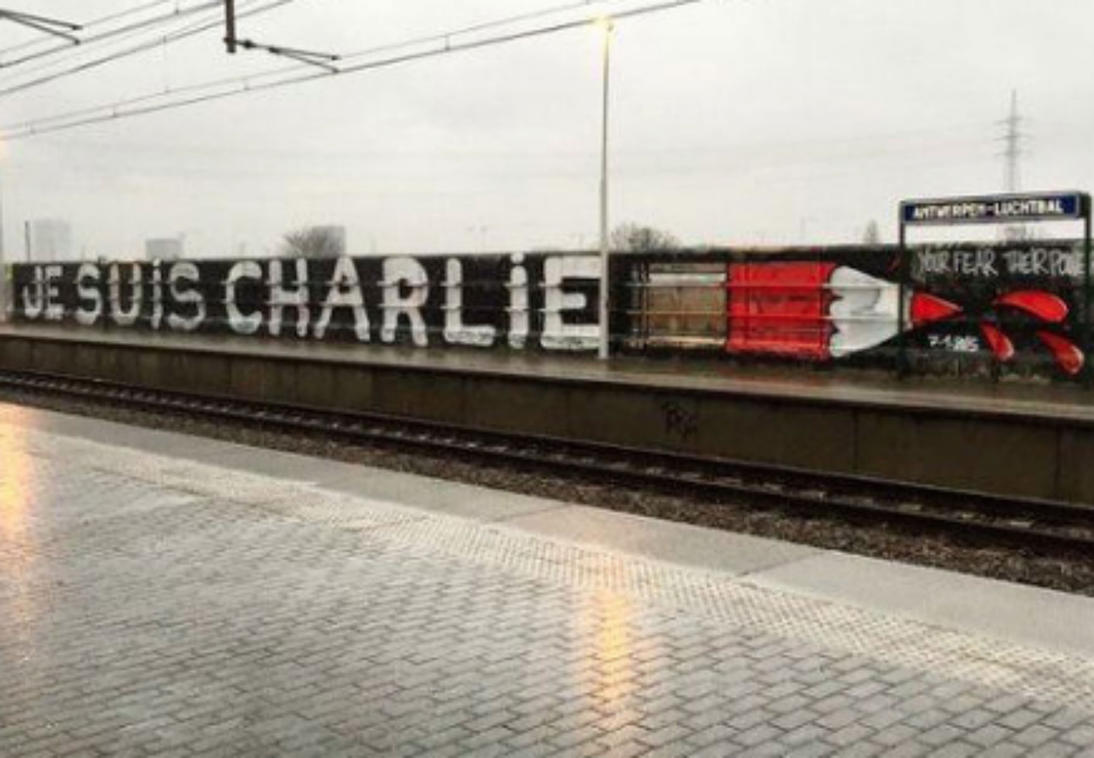 #JeSuisCharlie : Le street-art rend à son tour hommage à #CharlieHebdo