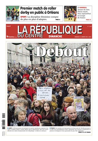 #JeSuisCharlie: Les Unes de la presse Française et étrangère