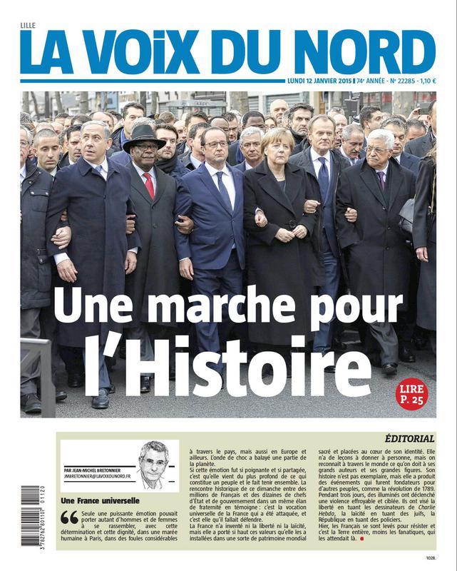#JeSuisCharlie: Les Unes de la presse Française et étrangère