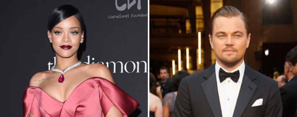 Le baiser entre Rihanna et Leonardo Di Caprio fait jaser