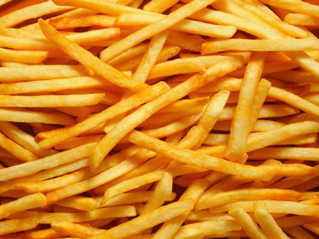 Ivre comme pas permis après avoir mangé des frites