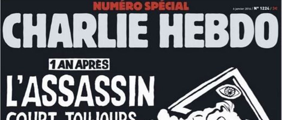 Charlie Hebdo : Édition spéciale avec un Dieu assassin en couverture