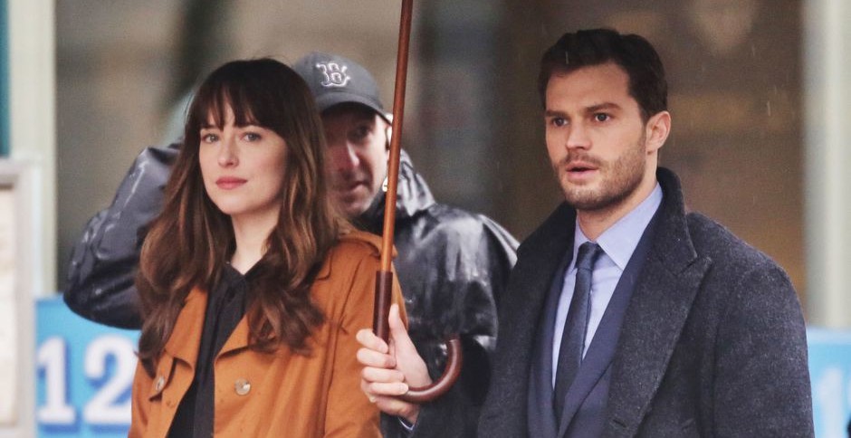 Fifty Shades Darker : Tendres retrouvailles entre Jamie Dornan et Dakota Johnson