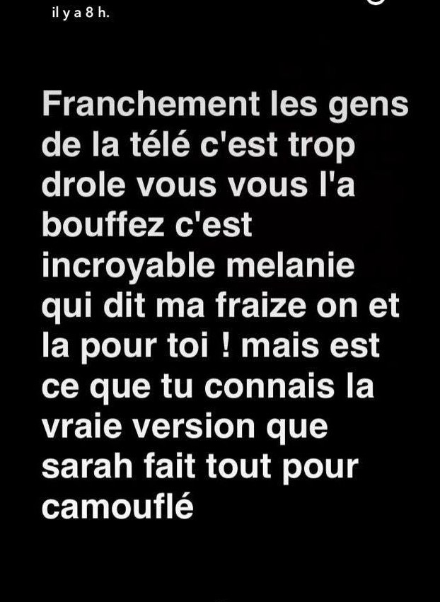 Accusé de violences envers Sarah Fraisou, Malik s'agace et dément