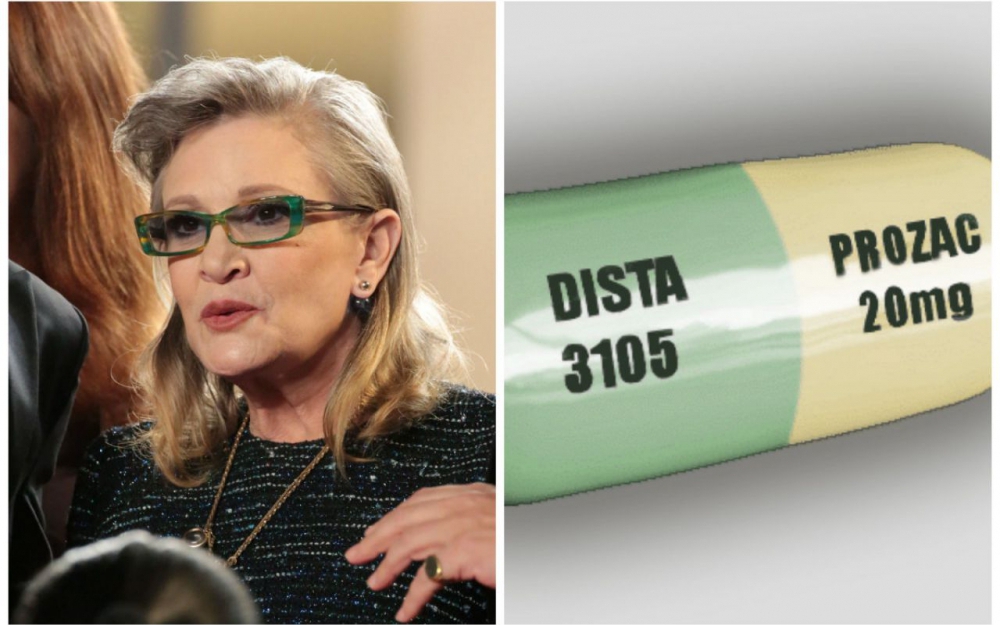 Pourquoi les cendres de Carrie Fisher reposent dans... une pilule géante de prozac ?