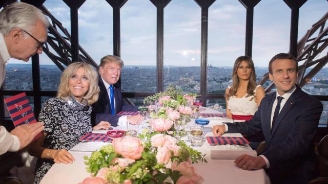 Emmanuel Macron et Donald Trump : Une addition de 82 000 euros pour leur dîner au Jules Verne ?