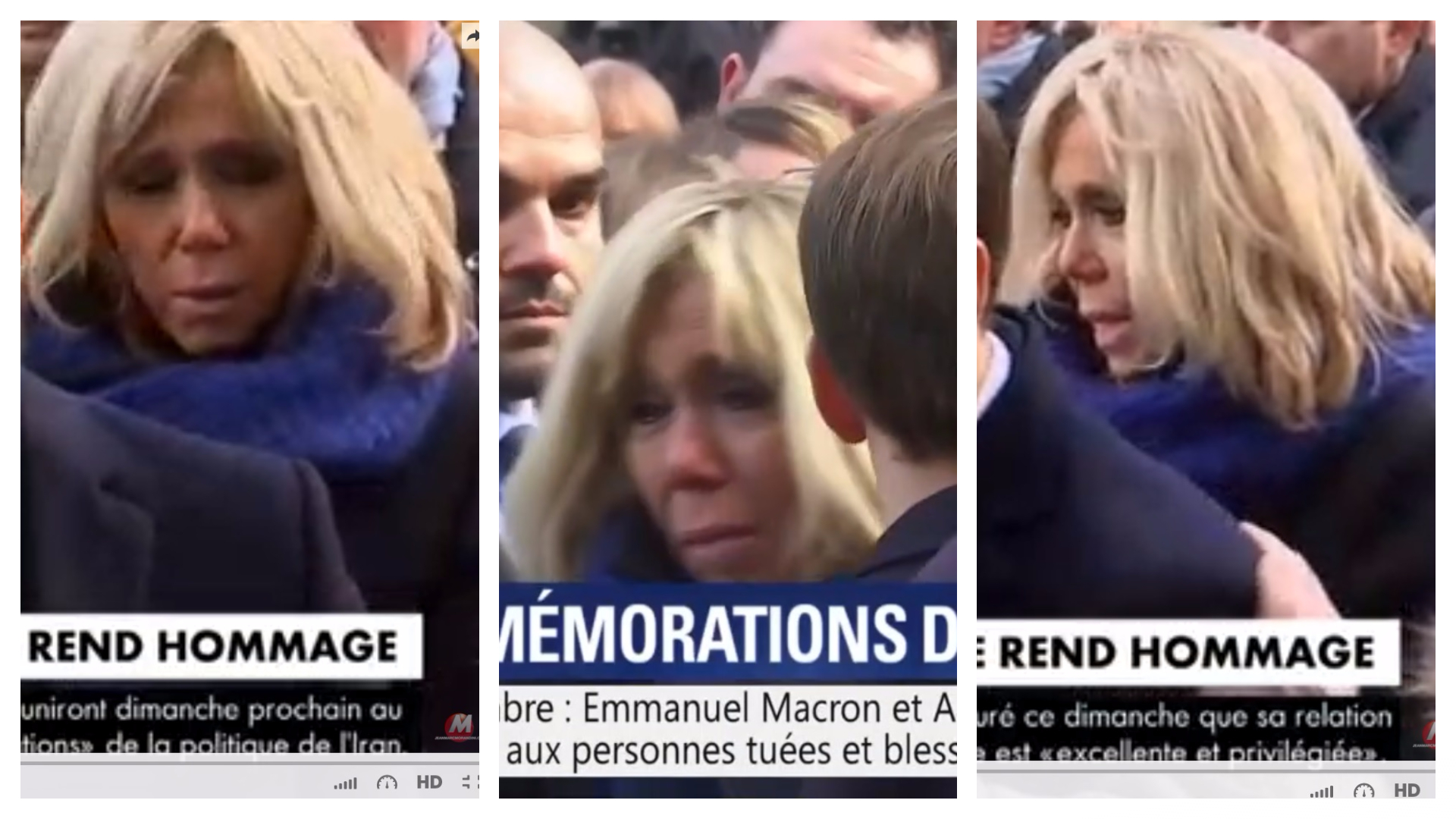 Commémorations du 13-Novembre : Brigitte Macron n'a pas pu retenir ses larmes