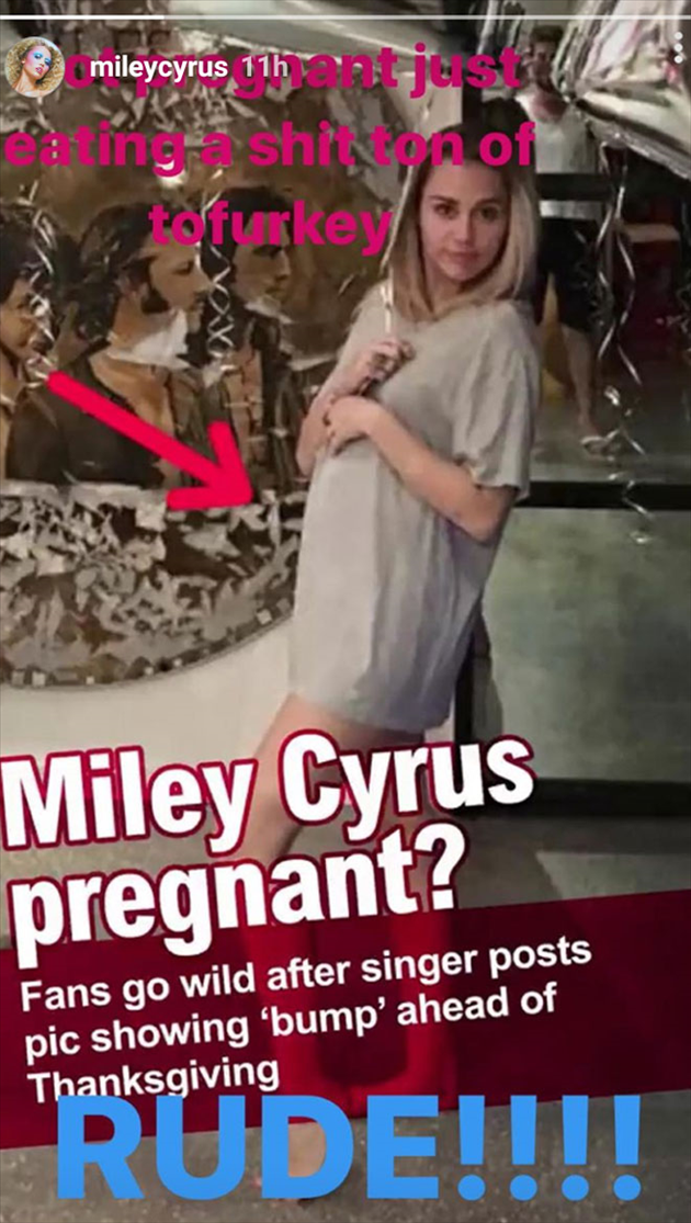 Miley Cyrus enceinte ? La chanteuse répond aux rumeurs !