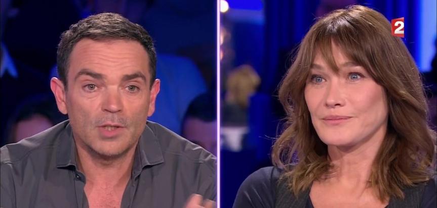 On n'est pas couché : L'étrange compliment de Yann Moix à Carla Bruni