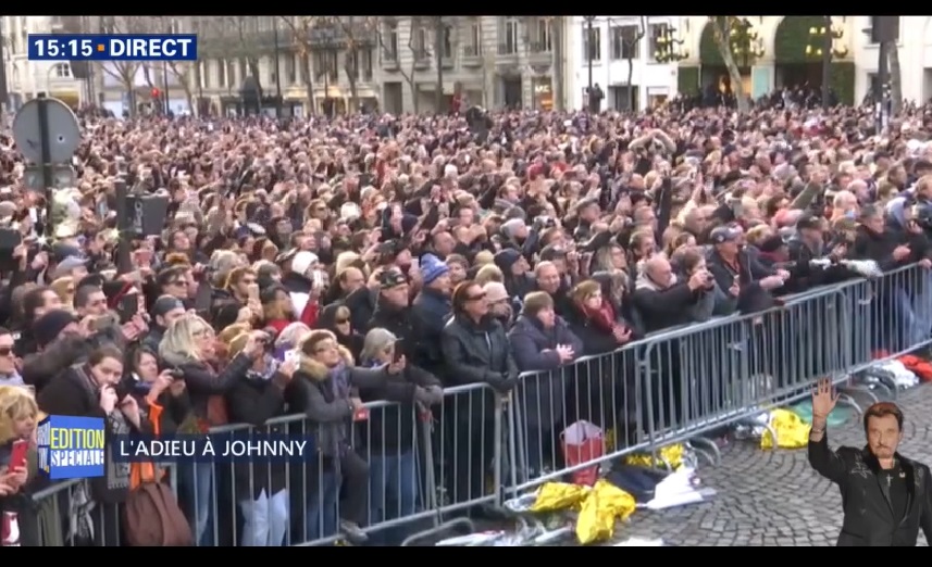 Hommage à Johnny Hallyday : Revivez la cérémonie en images