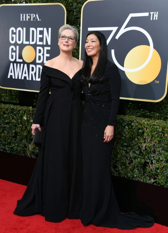 Le tapis rouge des Golden Globes tout de noir vêtu contre les violences sexuelles