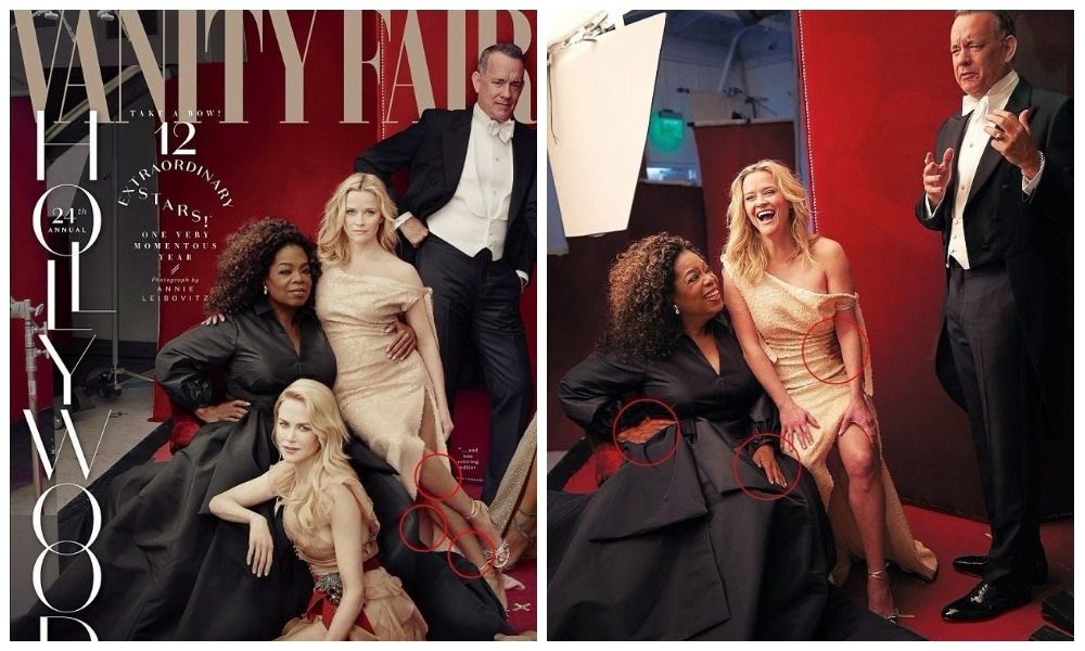 Vanity Fair abuse de Photoshop et c'est très drôle