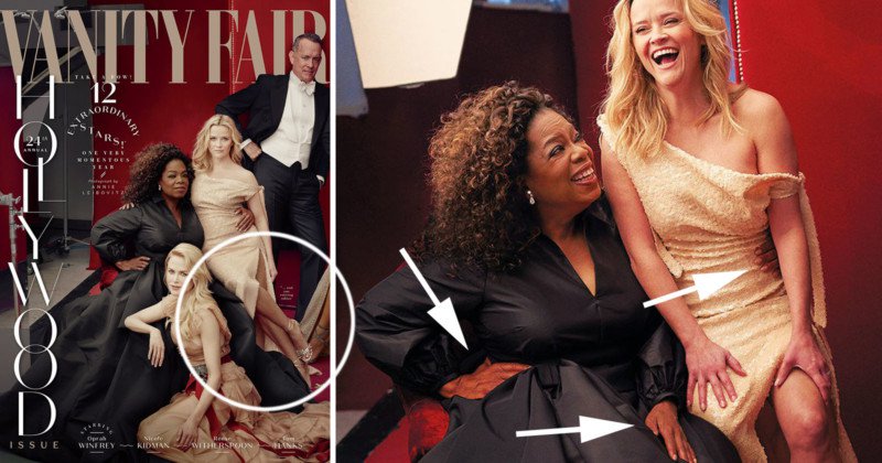 Vanity Fair abuse de Photoshop et c'est très drôle