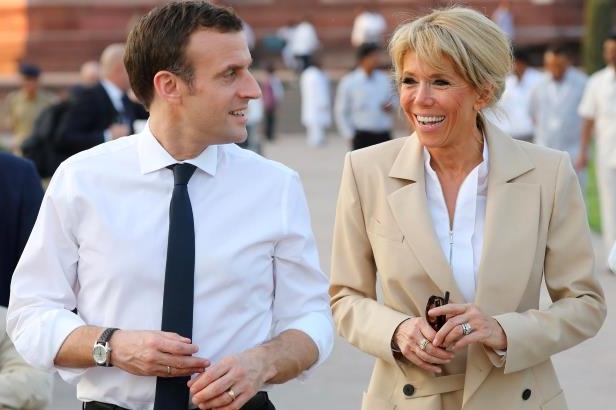 Brigitte et Emmanuel Macron : Leur escapade romantique au Taj Mahal