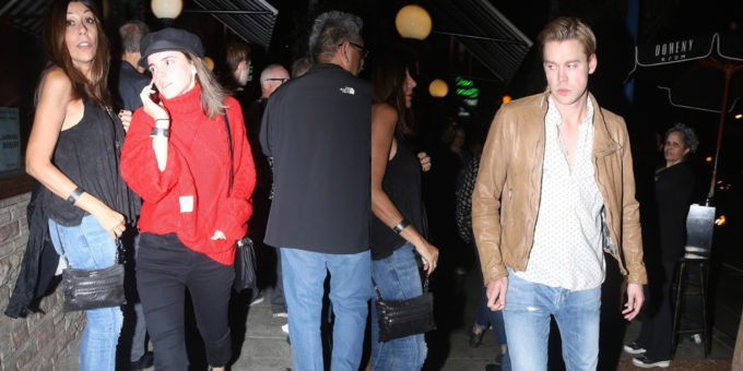  Emma Watson &amp; Chord Overstreet après le concert de Nathaniel Rateliff &amp; The Night Sweats