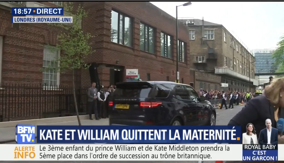 Kate Middleton maman pour la troisième fois : Découvrez les premières images du Royal Baby 3