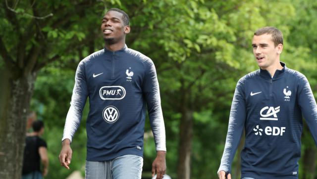 Antoine Griezmann invité chez la maman de Paul Pogba