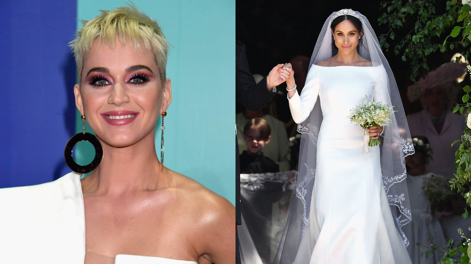 Mariage du Prince Harry et de Meghan Markle : La chanteuse Katy Perry critique la robe de la mariée