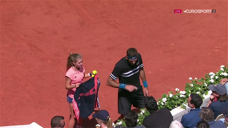 Roland-Garros : Quand Juan Martin Del Potro demande à un spectateur de se taire !