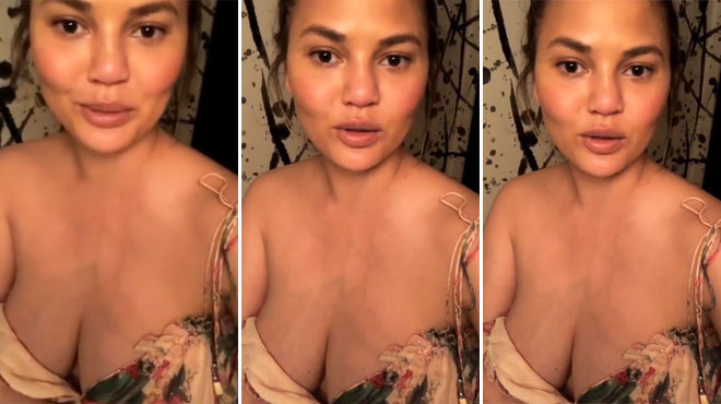 Inquiète, Chrissy Teigen publie une vidéo de ses seins
