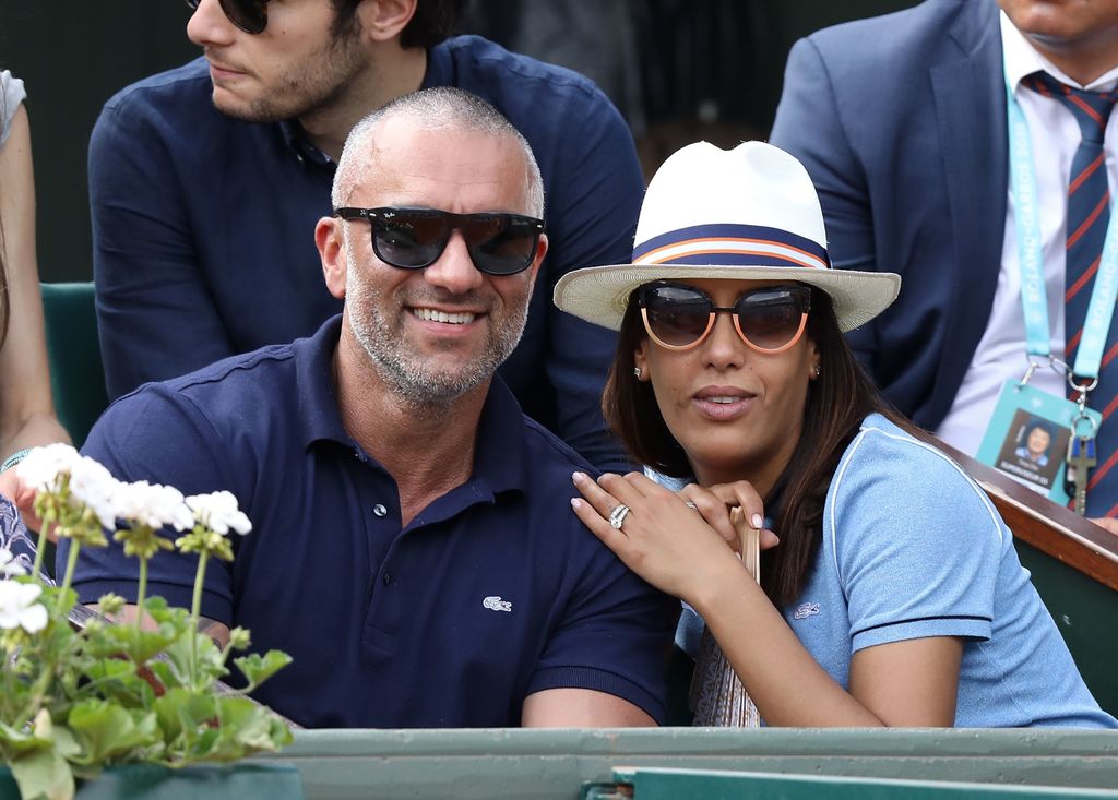 Amel Bent &quot;in love&quot; de son mari Patrick Antonelli : Les photos du couple très complice à Roland Garros