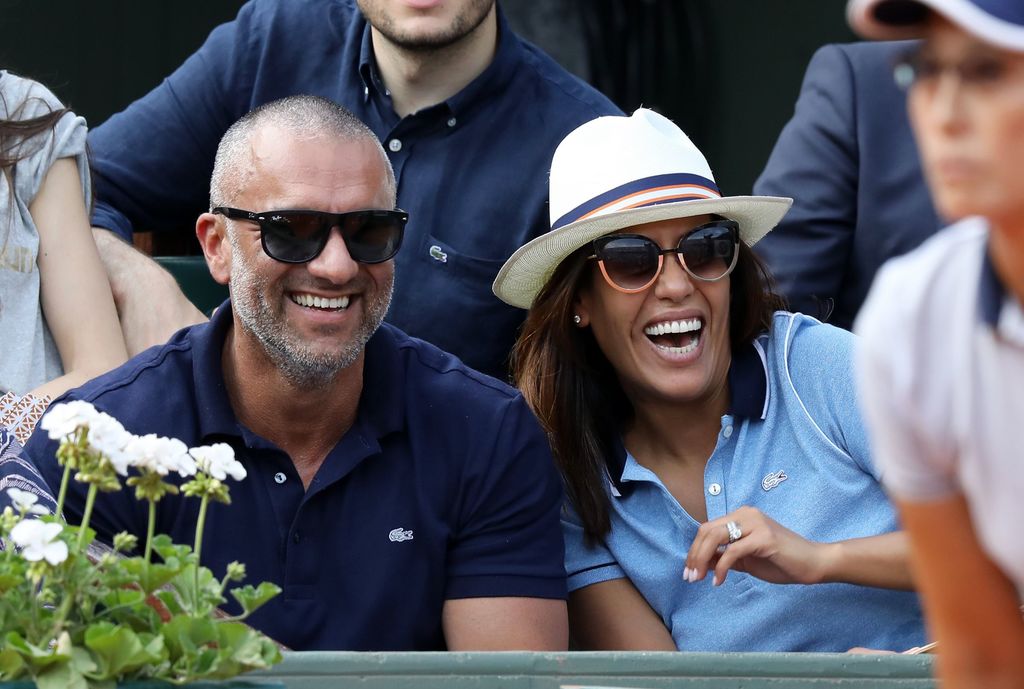 Amel Bent "in love" de son mari Patrick Antonelli : Les photos du couple très complice à Roland Garros