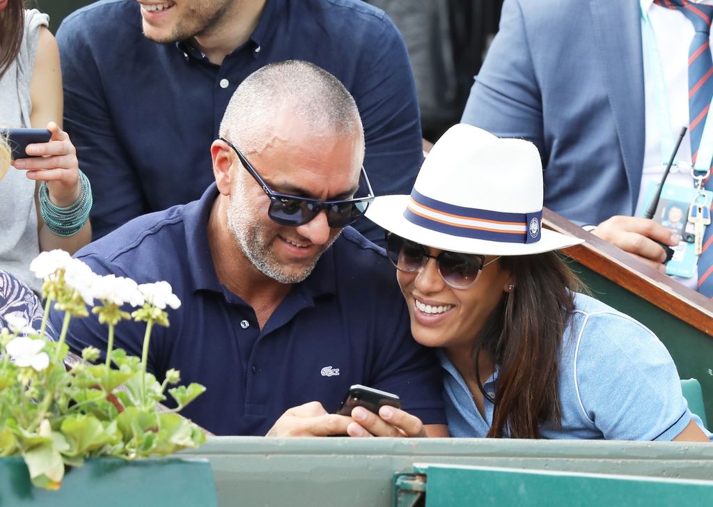 Amel Bent "in love" de son mari Patrick Antonelli : Les photos du couple très complice à Roland Garros