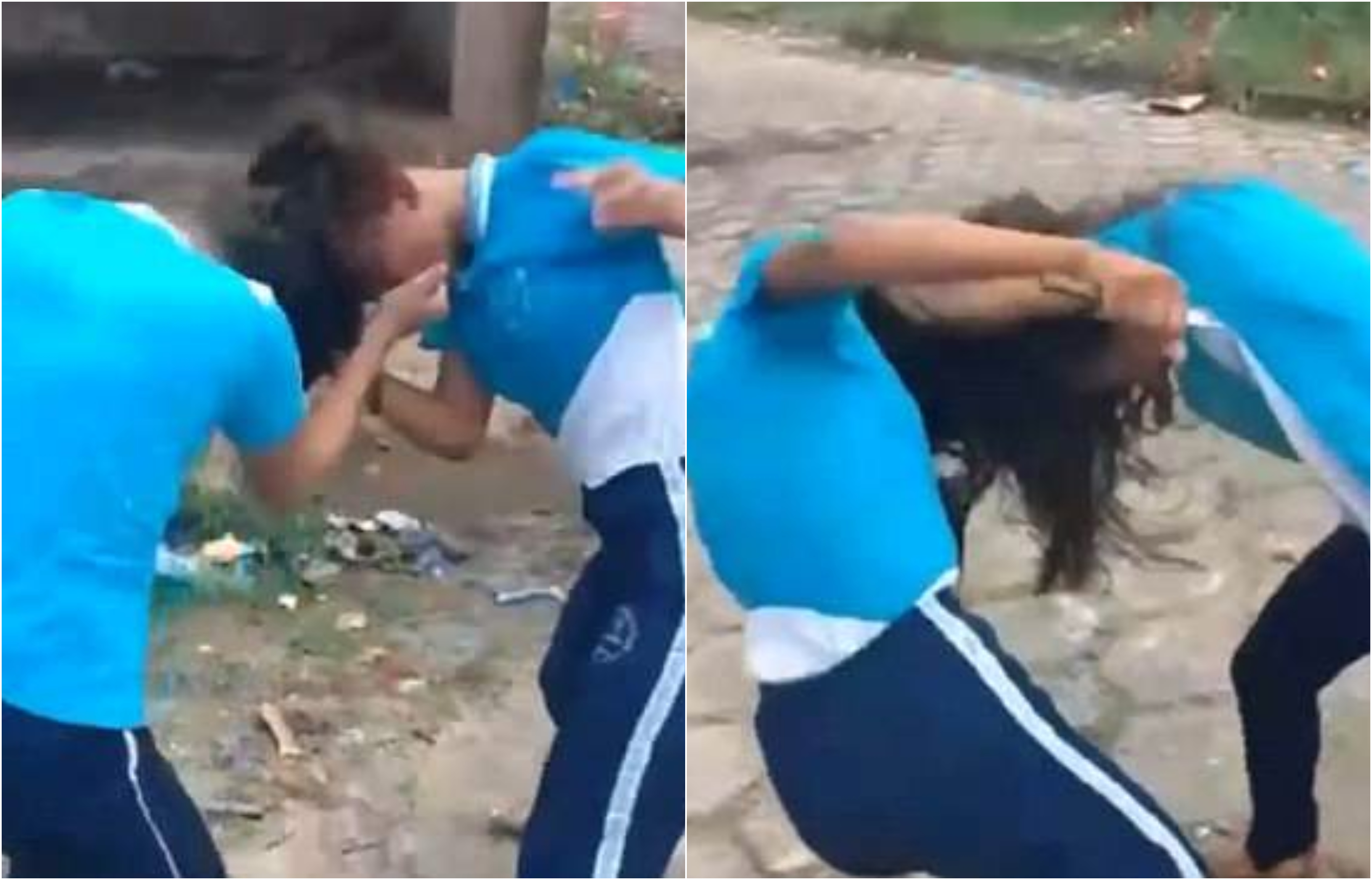 En pleine bagarre, elle poignarde sa camarade sous les encouragements de sa mère