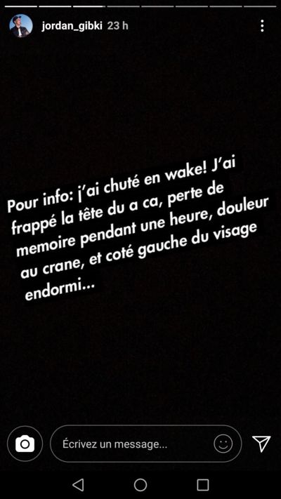 Jordan (Les Anges 10) hospitalisé d'urgence après une chute grave en wakeboard